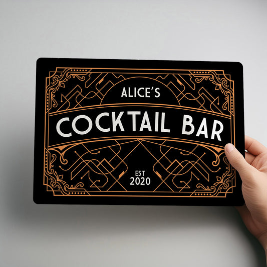 Why Every Home Bar Needs a Personalised Bar Sign