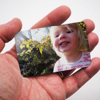 Wallet Photo Card Metal Wallet Photo Wallet Picture Gift Purse Keepsake Anniversary Valentines Gift