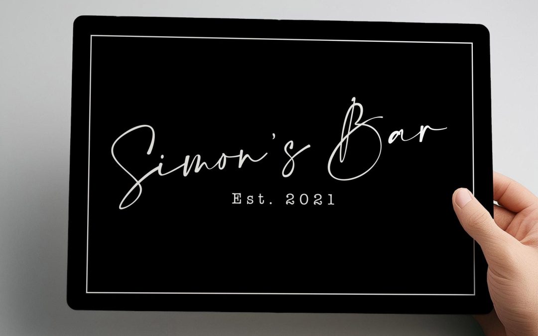 Why Every Home Bar Needs a Personalised Bar Sign