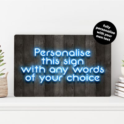 Personalised Wedding Welcome Sign Neon Style for Mr and Mrs Anniversary Gift Couple