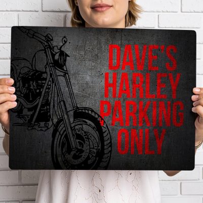 Motorcycle Mechanic Sign for Workshop Personalised Biker Garage Restoration Decor