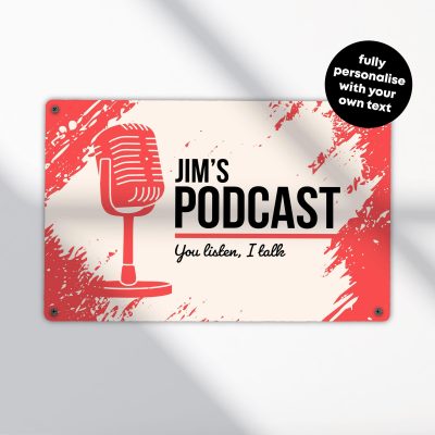 Live Stream Studio Sign for YouTuber Personalised Wall Decor Birthday Vlogger Gift