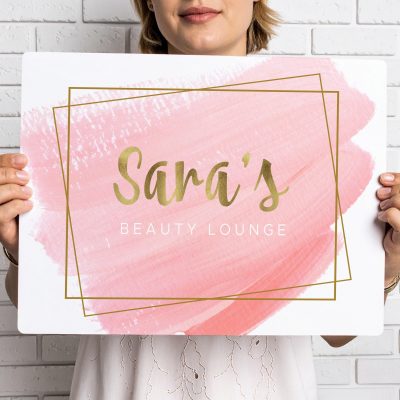 Personalised Beautician Sign Custom Beauty Salon Wall Decor
