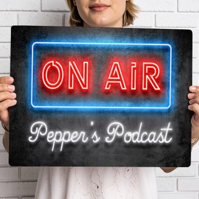 Custom Personalised Show Title Sign for Podcast Recording Studio Decor Neon Effect Wall Art